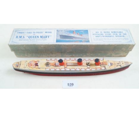 A Chad Valley model of Queen Mary - boxed