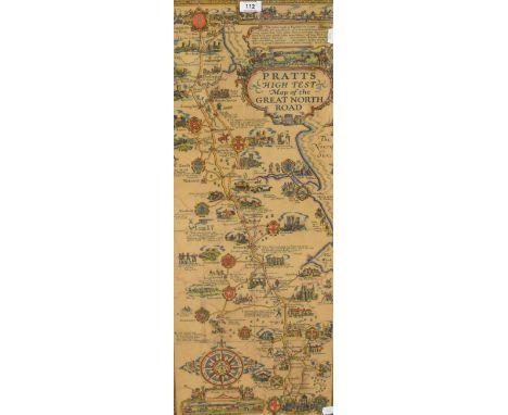 *Local Interest - After Alfred Wainwright (1907-1991, British), print, 'A Map of the County of Westmorland' with illustration