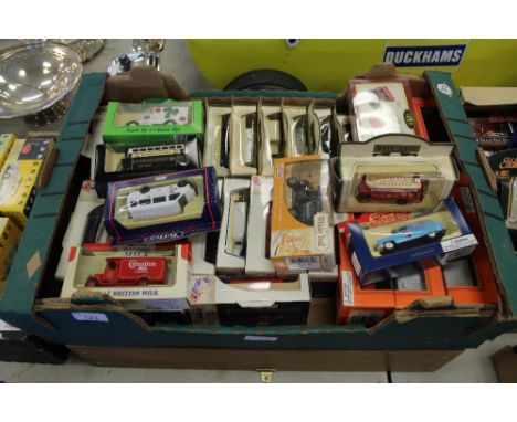 Box of  Boxed Model Cars & Vehicles & Cabinet