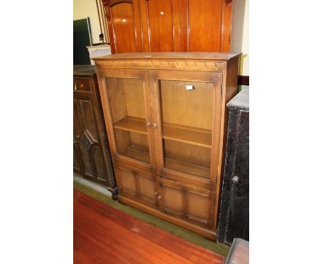 Ercol glazed china cabinet