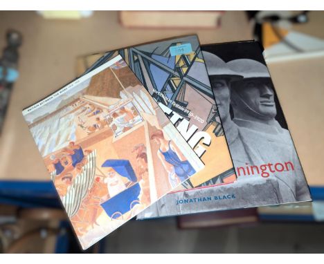 Three signed first edition art books by Johnathan Black, signed and inscribed on 20th century art works