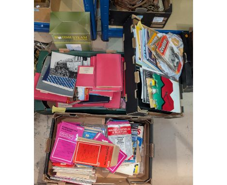 A large collection of railway books etc; ordnance survey maps etc.