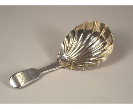 CADDY SPOON.
A William IV caddy spoon, by Mary Chawner. London 1835.