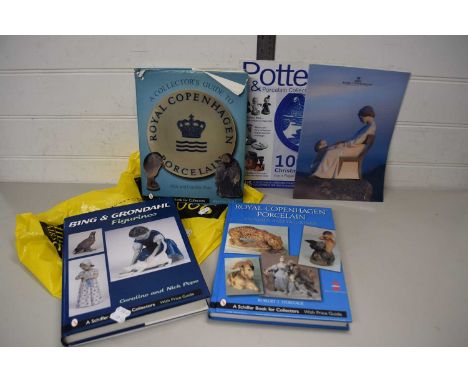 ROYAL COPENHAGEN INTEREST - NICK AND CAROLINE POPE COLLECTORS GUIDES TO FIGURES, ROBERT J HERITAGE GUIDE TO ROYAL COPENHAGEN 