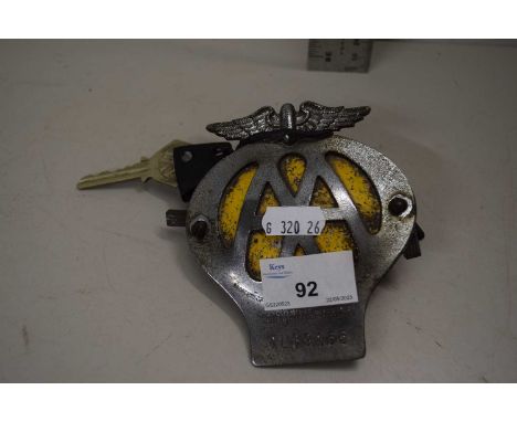 VINTAGE AA BADGE