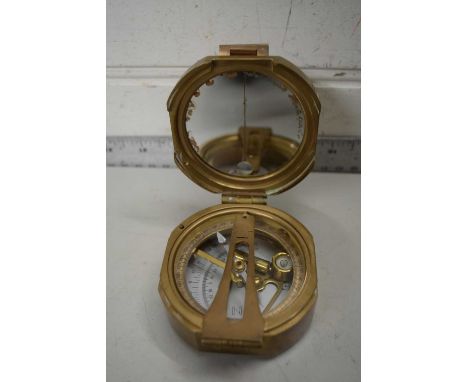 BRASS CASED COMPASS