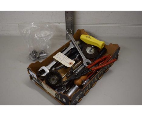 WORKSHOP TOOLS - SNAP-ON SPANNERS, CIRCULAR PLIERS, SOCKETS, AND OTHER ITEMS