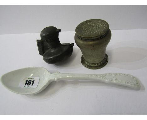 CATERING, Mushroom design chocolate mould, also ceramic ladle &amp; dredger 