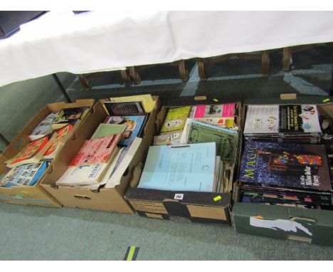 MAGIC, 4 boxes of reference books &amp; magazine relating to The Magic Arts 