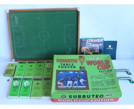 Collection of Subbuteo team sets, a large World Cup Edition boxed set and various accessories, also included various table to
