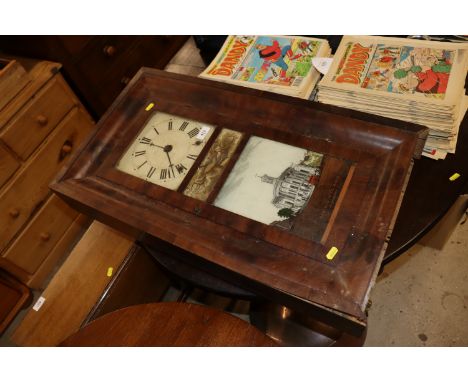 A late Victorian American wall clock  AF