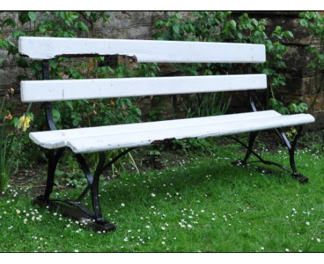 A garden bench