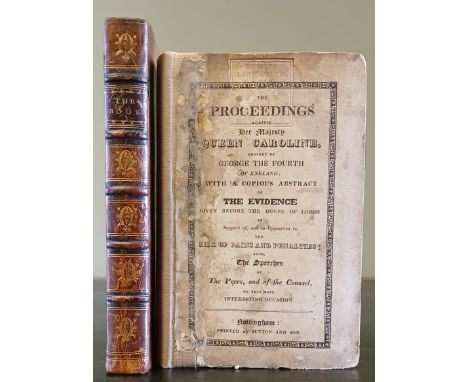 PERCEVAL, Spencer. The Genuine Book - Delicate Investigation Into The Conduct of The Princess of Wales (Caroline of Brunswick