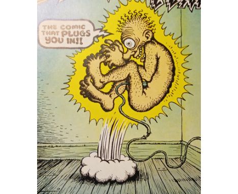 Zap Comix, no.0, 60C, R. Crumb, v. good, Oct. 1967, Apex Novelty, California._ All New Zap Comix, no.1, R. Crumb, good, Nov. 