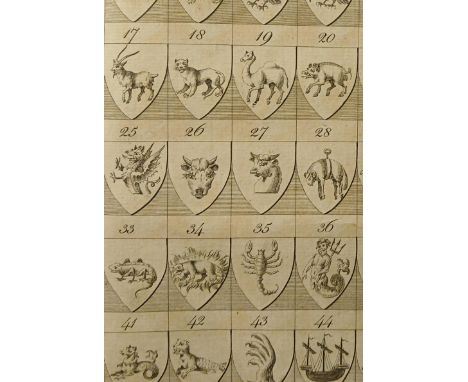 EDMONDSON, Joseph. A Complete Body of Heraldry, First edition, Folio 40.5 x 27cm, complete 2 vol. bound together, re-backed f