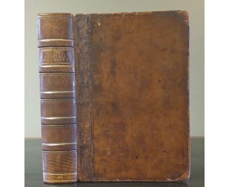 WEEVER, John. Ancient Funerall Monuments [sic], First edition, 4to (29cm x 30.5cm), contemp. full-calf sympathetically re-bac