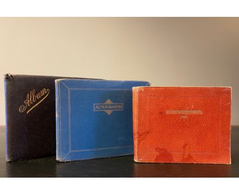 American &amp; British Actors, Writers &amp; Cartoonists. A collection of 1930s autographs, photographs and cartoons in three
