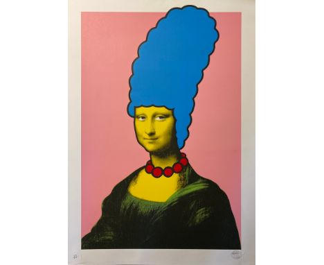 Nick Walker (British, b. 1969). Mona Simpson, screenprint in colours, limited edition numbered 555/750, signed l.r., bearing 