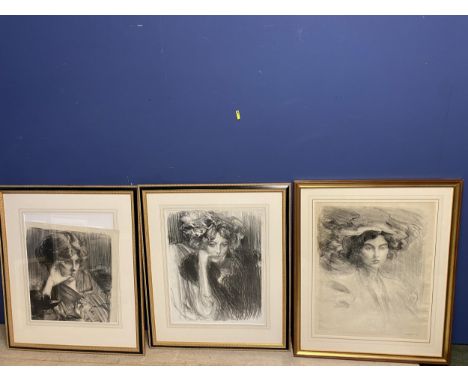 Albert de Belleroche, Madame Fleury 1908, Lithograph on wove paper, signed in pencil, edition 10, panelled verso Lumley Cazal