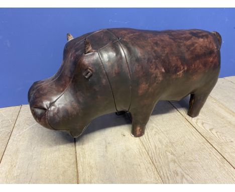 Leather model of a Hippo 
