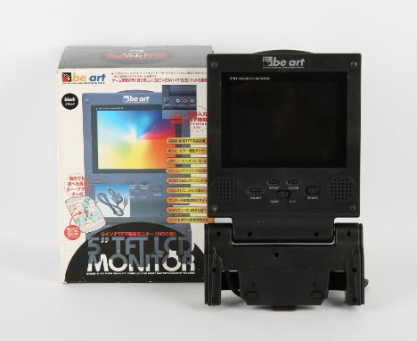 GameCube boxed 'Be Art' LCD TFT Monitor 5" (JPN) Item is complete, boxed and untested Condition Report:  Contents of box are 