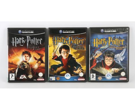 Nintendo GameCube Harry Potter bundle (PAL) Includes: Harry Potter and The Philospher's Stone, Harry Potter and The Chamber o