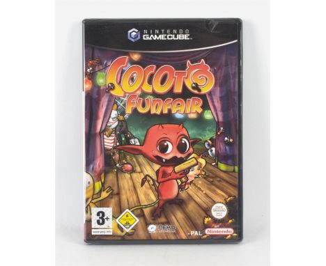 Nintendo GameCube Cocoto Funfair (PAL) factory sealed game Item is brand new There is a slight tear to the seal in the upper-