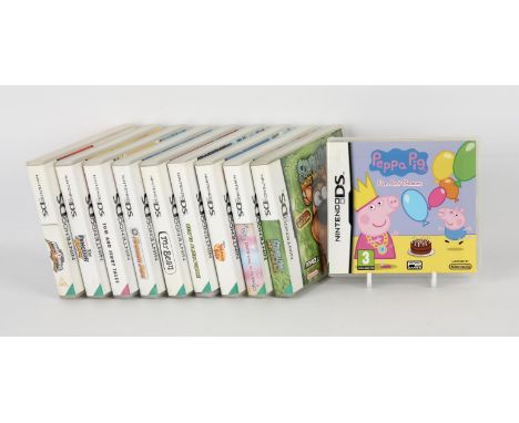 Nintendo DS TV Show Tie-in bundle (PAL) Includes: Ben 10 Alien Force, Mr Bean, Peppa Pig Fun & Games, Fireman Sam, Tom and Je