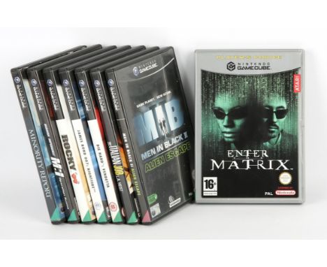 Nintendo GameCube Movie Tie-in bundle (PAL) Includes: Enter the Matrix [Player's Choice], Men in Black 2: Alien Escape, The I