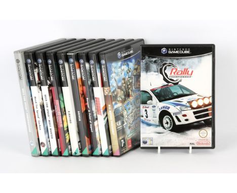 Nintendo GameCube Arcade Racing bundle (PAL) Includes: Burnout, Burnout 2: Point of Impact, Big Mutha Truckers, Driven, 18 Wh