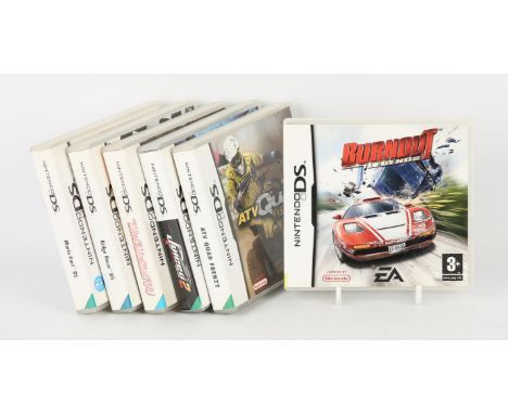Nintendo DS Racing bundle (PAL) Includes: Burnout Legends, Mario Kart DS, Juiced 2, Micro Machines V4, Ridge Racer and ATV Qu