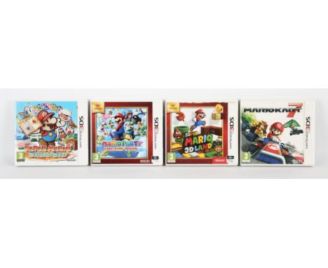 Nintendo 3DS Mario bundle (PAL) Includes: Paper Mario Sticker Star, Super Mario 3D Land [Nintendo Selects], Mario Kart 7 and 