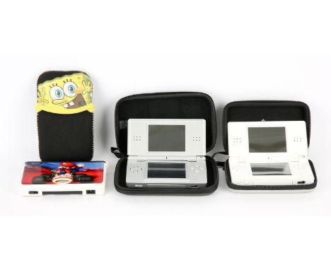 Nintendo DS Lite bundle Includes: White, Metallic Silver and Black Consoles are in good condition, are untested and come in a