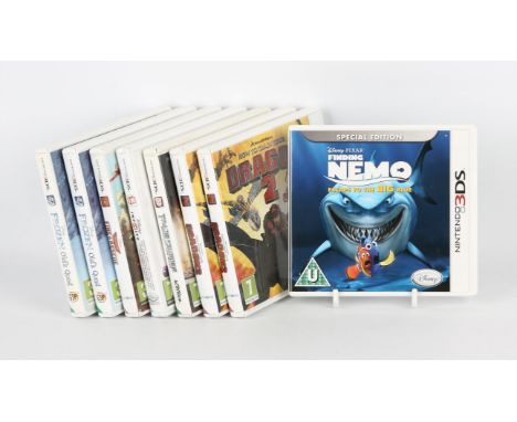 Nintendo 3DS Movie Tie-in bundle (PAL) Includes: Disney Infinity (Factory Sealed), Finding Nemo: Escape to the Big Blue, Tran