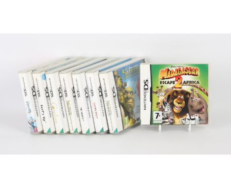 Nintendo DS Animated Movie Tie-in bundle (PAL) Includes: Coraline, The Smurfs, Shrek Forever After (x2), Surf's Up, Robots, M