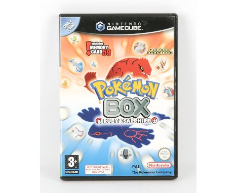 Nintendo GameCube Pokémon Box Ruby & Sapphire (PAL) Item is complete, boxed and in good condition 