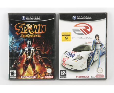 Nintendo GameCube Factory Sealed/Namco bundle (PAL) Includes: R: Racing(with Pac-Man VS Bonus Disc) and Spawn Armageddon Game