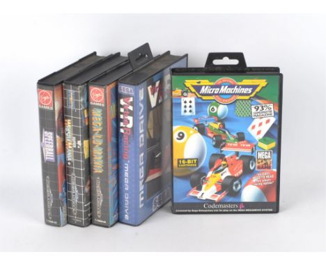 SEGA Mega Drive variety bundle (PAL) Includes: Speedball 2, WWF: Super Wrestlemania, Mega-Lo-Mania, Virtua Racing and Micro M