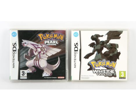 Nintendo DS Pokémon bundle (PAL) Includes: Pokémon White and Pokémon Pearl Games are complete, boxed and in good condition, h