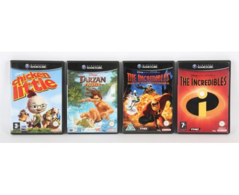 Nintendo GameCube Disney Movie Tie-in bundle (PAL) Includes: The Incredibles, The Incredibles: Rise of the Underminer, Tarzan
