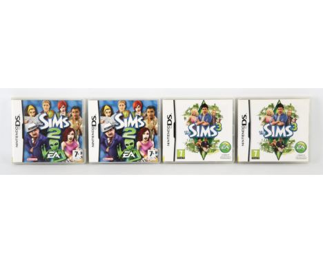 Nintendo DS Sims bundle (PAL) Includes: The Sims 2 (x2) and The Sims 3 (x2) Games are complete, boxed and in good condition a