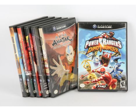 Nintendo GameCube TV Show Tie-in bundle (NTSC) Includes: Dragonball Z Budokai, Battle for Volcano Island, Power Rangers: Dino