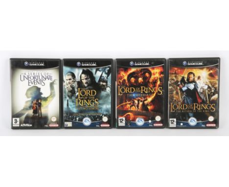 Nintendo GameCube Fantasy Movie tie-in bundle (PAL) Includes: The Lord of the Rings: The Two Towers, The Lord of the Rings: R