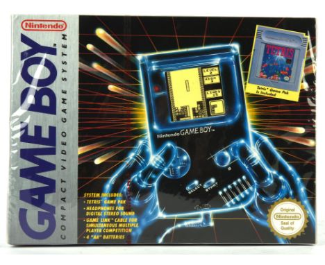 Original sealed Nintendo Game Boy System - UK/PAL/European Red Label Console The console is the 1990 model and is sealed with