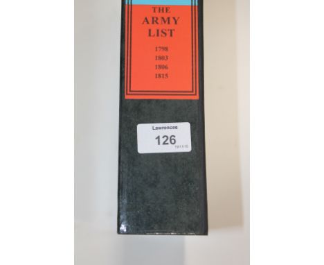 EARLY ARMY LISTS. Five Napoleonic period Army Lists, including June 1797, October 1798, March 1803, October 1806 and October 