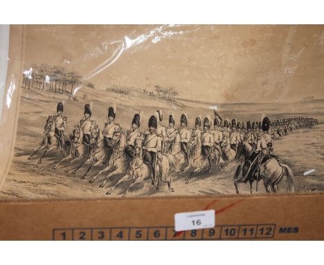MILITARY PRINTS. A quantity of military prints, including some from the Army & Navy Gazette 1898/99. Among which are Military