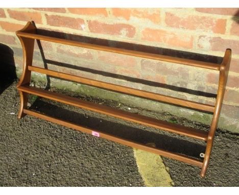 An Ercol Golden Dawn two tier plate rack 