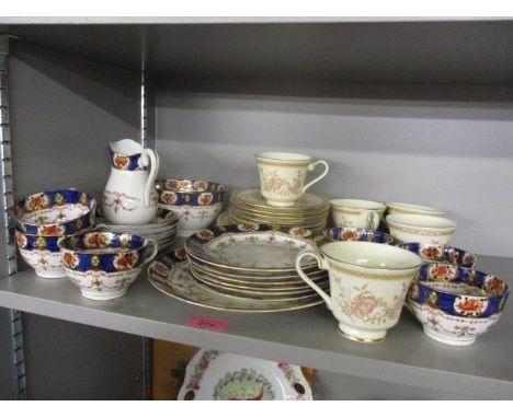 Three teasets to include  Royal Worcester Bernina, Stanley Toley Imari and a Royal Doulton part teaset Lisette 