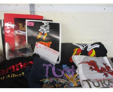 Opera and musical programmes, t-shirts and ephemera, together with a 1989 Wembley Elton John concert ticket receipt 