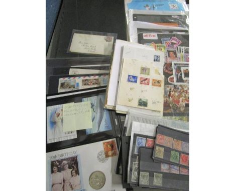 Stamp covers, all World and Commonwealth coin covers, George VI and Elizabeth on stock cards 